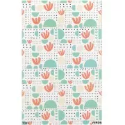 13.5x9cm VeroS transfer sheet - soluble paper for polymer clay - N°035 x1