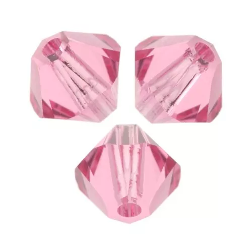 PureCrystal 5328 Crystal Bicones 3mm Rose x50