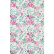 Flower - Feuille de transfert VeroS 13.5x9 cm - papier soluble pour pâte polymère - N°010 x1 Feuille de transfert VeroS 13.5x9 cm - papier soluble pour pâte polymère - N°010 x1