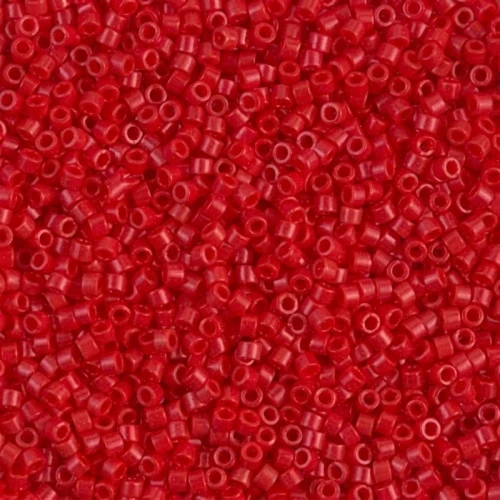 Miyuki Delica 15/0 DBS0723 - Opaque Red x5g