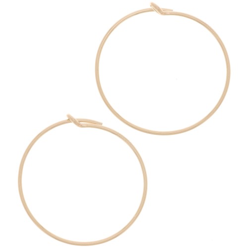 20mm Hoop earrings - Gold filled x30