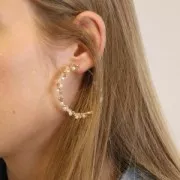 45mm Gold filled hoop earrings x20