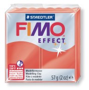 Fimo Effect Polymer Clay 56gr Translucent red (n°204)|raw }}