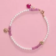 6 mm spring clasp with closed ring - 304L gold-plated stainless steel x1