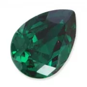 Cabochon - Cabochon PureCrystal 4320 14x10 mm Emerald x1 Cabochon PureCrystal 4320 14x10 mm Emerald x1