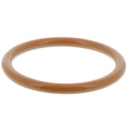 64mm Clear Acrylic Bangle - Camel x1|raw }}
