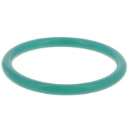 64mm Clear Acrylic Bangle - Marbled Petroleum Blue x1