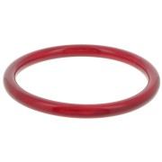 64mm Clear Acrylic Bangle - Marbled Burgundy x1|raw }}