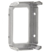 27x18.5mm Claw setting for cabochon PureCrystal 4627 - Antique Silver Tone x1