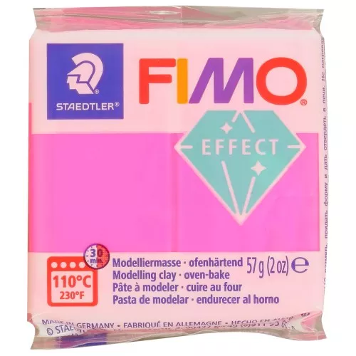 Pâte Fimo Effect Néon 57gr Fuchsia (n°201)