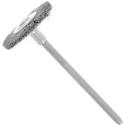 19mm Flat circular brush in mild steel x1