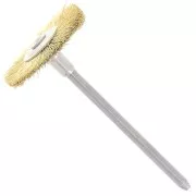 21mm Flat circular brass brush x1