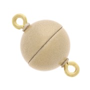 10mm Magnetic ball clasp - Vintage gold x1|raw }}