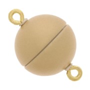 12mm Magnetic ball clasp - Vintage gold x1|raw }}
