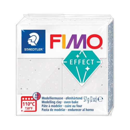 Fimo Effect Polymer Clay 57gr Granit Blanc (n°003)