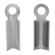 304 stainless steel crimp ends for 2mm cord x4