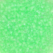 Miyuki Delica 11/0 DB2040 - Luminous Mint Green x8g