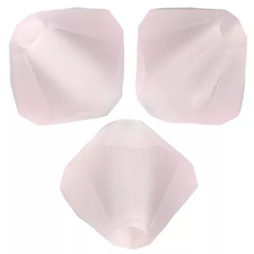 4mm Preciosa bicones - Rondelle Bead - Light Rose Matt x30