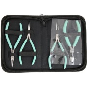 Set of 4 jewelry pliers - By Perles & Co - Mint|raw }}