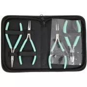 Set of 4 jewelry pliers - By Perles & Co - Mint