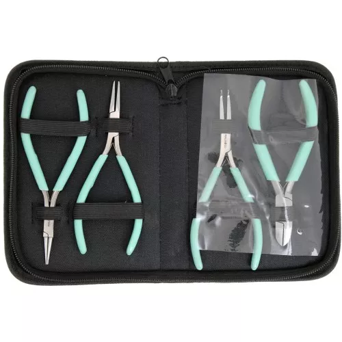 Set of 4 jewelry pliers - By Perles & Co - Mint