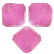 4mm Preciosa bicones - Rondelle Bead - Fuchsia Matt x30|raw }}