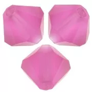 4mm Preciosa bicones - Rondelle Bead - Fuchsia Matt x30