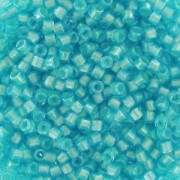Miyuki Delica 11/0  DB1708 - Mint Pearl Lined Ocean Blue x8g|raw }}