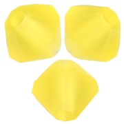 4mm Preciosa bicones beads - Rondelle Bead - Citrine Matt x30|raw }}