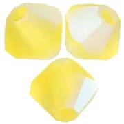 4mm Preciosa bicones beads - Rondelle Bead - Citrine AB Matt x30