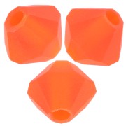 4mm Preciosa bicones beads - Rondelle Bead - Hyacinth Matt x30