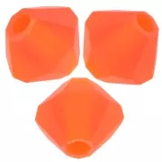 4mm Preciosa bicones beads - Rondelle Bead - Hyacinth Matt x30