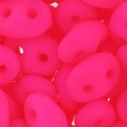 SuperDuo 2.5x5mm Neon Pink Mat x10g|raw }}