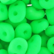 SuperDuo 2.5x5 mm Neon Green Mat x10g|raw }}