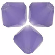 4mm Preciosa bicones - Rondelle Bead - Deep Tanzanite Matt x30