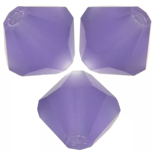 4mm Preciosa bicones - Rondelle Bead - Deep Tanzanite Matt x30
