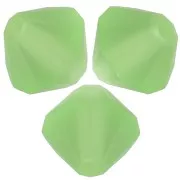 4mm Preciosa bicones - Rondelle Bead - Peridot Matt x30