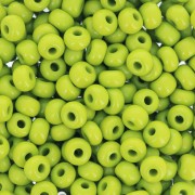 Preciosa Seed beads 6/0 4 mm - Opaque Olivine x20g|raw }}