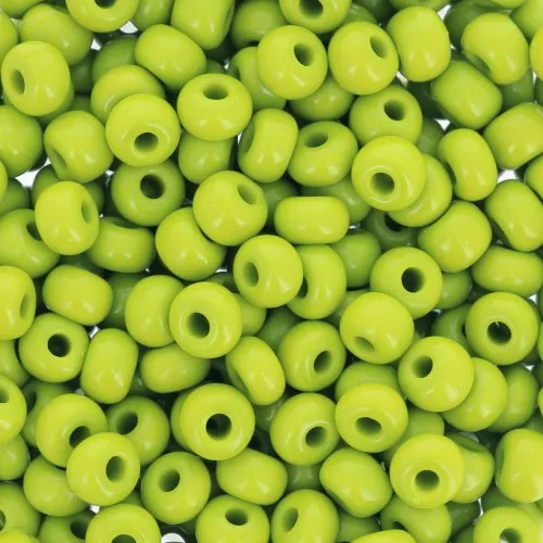 Preciosa Seed Beads 6/0 4 mm - Opaque Olivine x20g