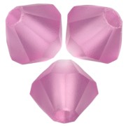 4mm Preciosa bicones beads - Rondelle Bead - Amethyst Matt x30|raw }}