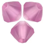 4mm Preciosa bicones beads - Rondelle Bead - Amethyst Matt x30