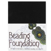 Felt base for embroidery - 11x14 cm black x1