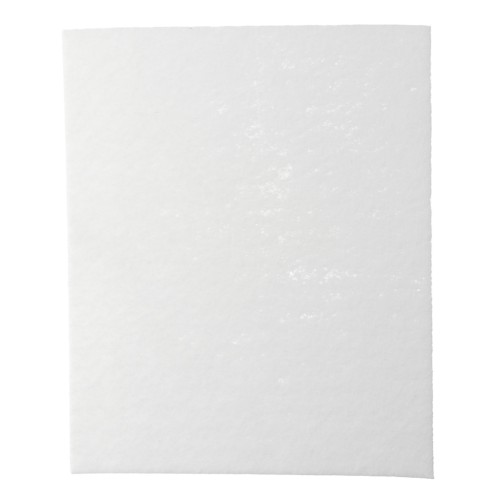 Felt embroidery pad - 11.5 x 14 cm, White x1
