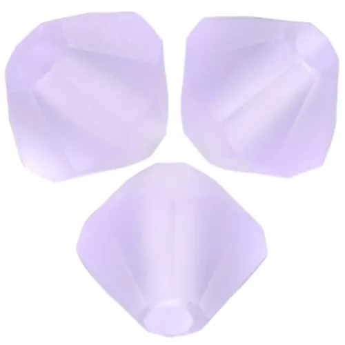 4mm Preciosa bicones beads - Rondelle Bead - Violet Matt x30