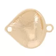 20x17mm Drop spacer - Gold Tone x1