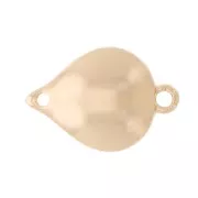 18x12mm Drop spacer - Gold Tone x1