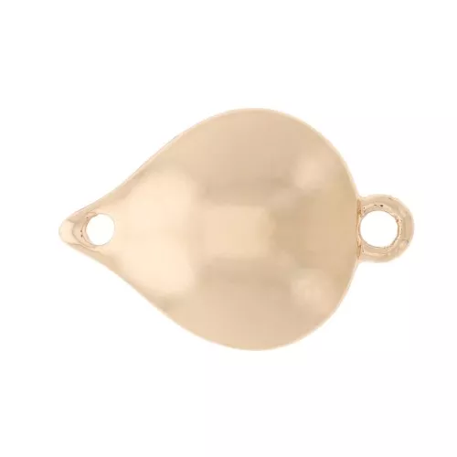 18x12mm Drop spacer - Gold Tone x1