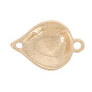 18x12mm Drop spacer - Gold Tone x1