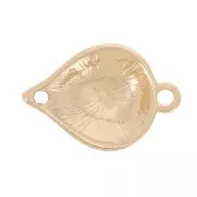 18x12mm Drop spacer - Gold Tone x1