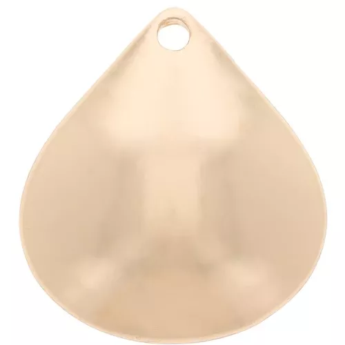 21x19mm drop Pendant - Gold Tone x1